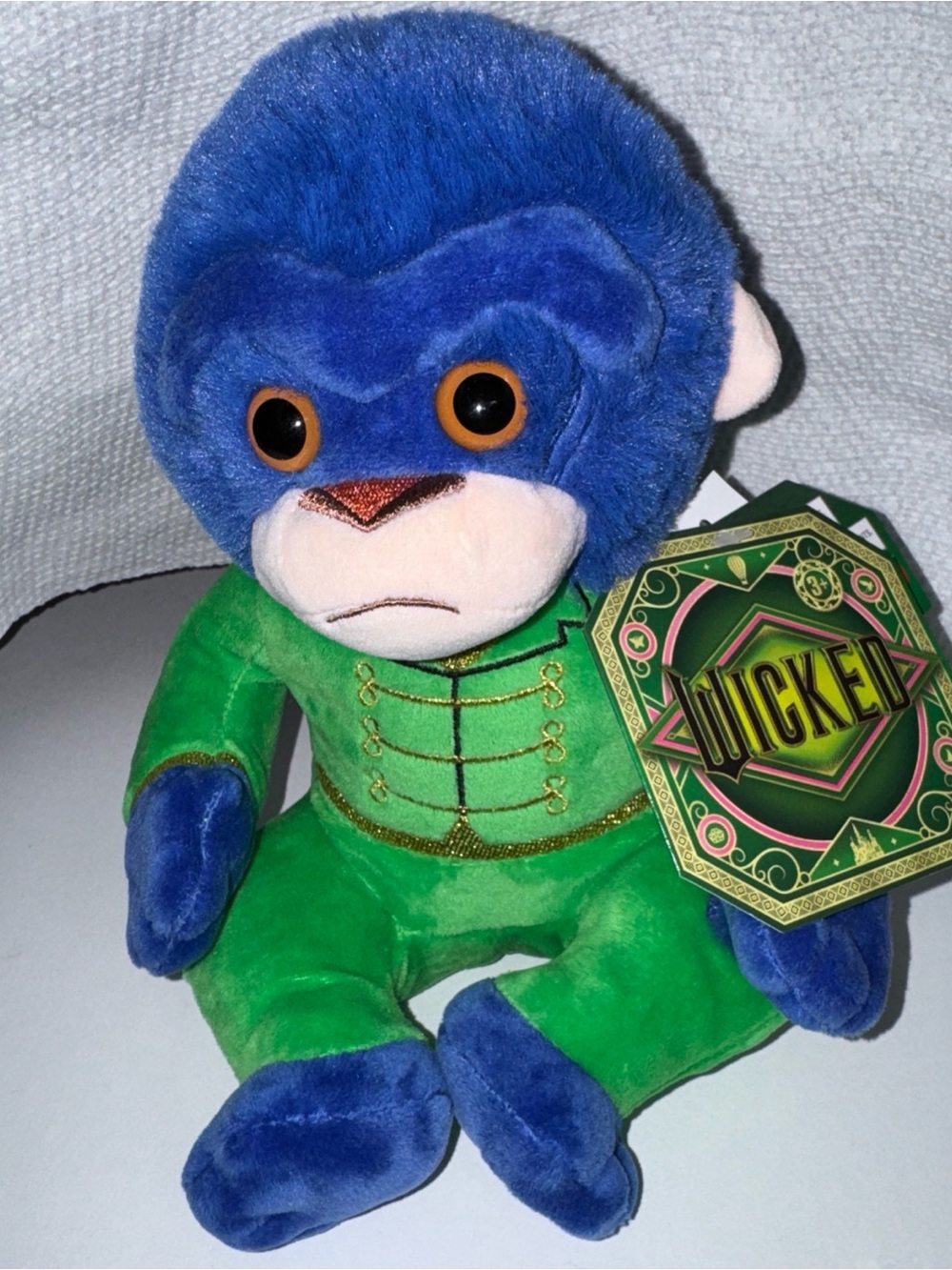 WICKED Flying Monkey Chistery Plush Blue NEW WITH TAGS